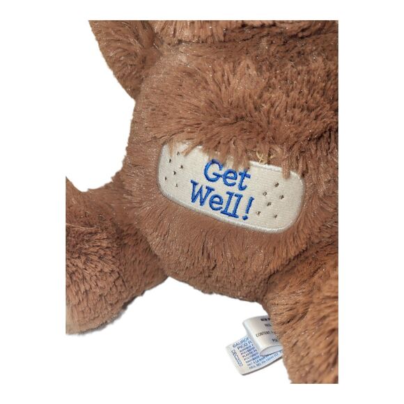 Aurora Get Well Soon Teddy Bear Plush Bandaid Ice Pack Stuffed Animal 11" - Picture 11 of 12